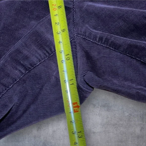 Set of 2 Eileen Fisher Corduroy Pants size M Brown Black 34x32 Stretch Trousers - Picture 12 of 13